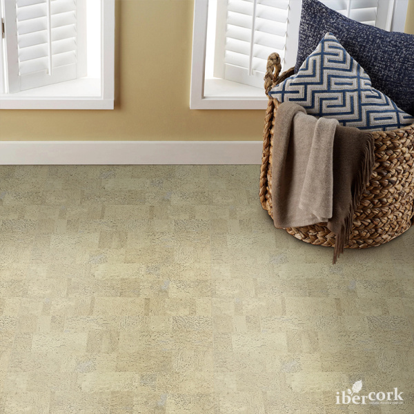 Пробковый замковый паркет EasyCork Саламанка крем